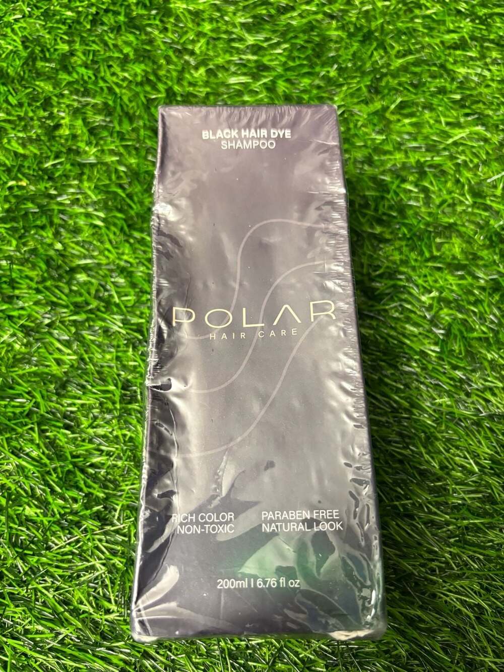 Polar Hair Care Black Hair Dye Shampoo Size 200ml 6.76 fl oz